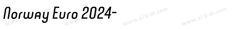 Norway Euro 2024字体转换